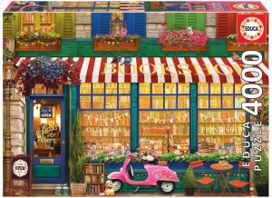 Los mejores puzzles vintage - Puzzles estilo Vintage - Puzzle de librería Vintage de 4000 piezas de Educa