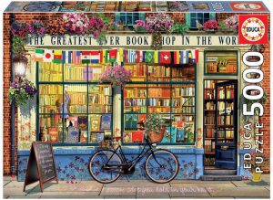 Los mejores puzzles vintage - Puzzles estilo Vintage - Puzzle de librería Vintage de 5000 piezas de Educa