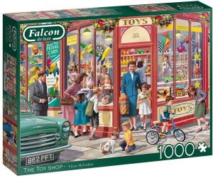 Los mejores puzzles vintage - Puzzles estilo Vintage - Puzzle de tienda de juguetes Vintage de 1000 piezas de Falcon