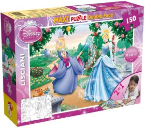 Puzzle Maxi de la Cenicienta de 150 piezas de Lisciani - Los mejores puzzles de la Cenicienta - Puzzles de Disney