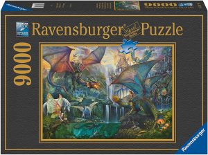 Puzzle De 9000 Piezas De Dragones Y Fantasía