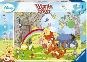 Puzzle de Arco Iris de Winnie de Pooh de 100 piezas de Ravensburger - Los mejores puzzles de Disney - Puzzle de Winnie de Pooh