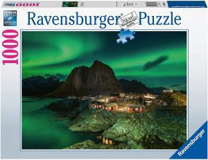 Puzzle de Aurora Boreal de Lofoten de Noruega de 1000 piezas