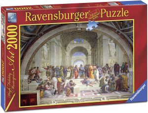 Puzzle de Escuela de Atenas de 2000 piezas de Ravensburger - Los mejores puzzles de Atenas en Grecia - Puzzles de obras de arte