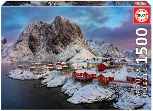 Puzzle de Islas Lofoten de Noruega de 1500 piezas de Educa - Los mejores puzzles de Noruega - Puzzles de países