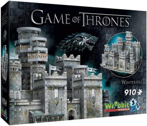 Puzzle de Juego de Tronos de Invernalia en 3D de 910 piezas de Wrebbit - Los mejores puzzles de series de televisión - Puzzle de Game of Thrones - Juego de Tronos