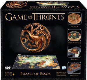 Puzzle de Juego de Tronos en 4D de Essos de 1350 piezas - Los mejores puzzles de series de televisión - Puzzle de Game of Thrones - Juego de Tronos
