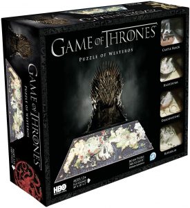 Puzzle de Juego de Tronos en 4D de Poniente de 1400 piezas - Los mejores puzzles de series de televisión - Puzzle de Game of Thrones - Juego de Tronos