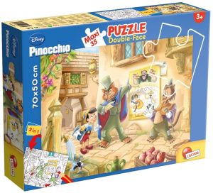Puzzle de Pinocho engaÃ±ado de 35 piezas de Lisciani - Los mejores puzzles de Disney - Puzzle de Pinocho