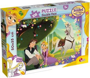 Puzzle de Rapunzel de 108 piezas de Lisciani 2 - Los mejores puzzles de Disney - Puzzle de Rapunzel de Enredados - Tagled