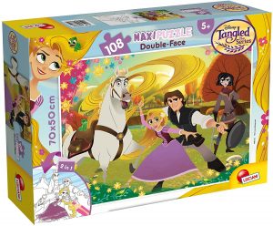 Puzzle de Rapunzel de 108 piezas de Lisciani - Los mejores puzzles de Disney - Puzzle de Rapunzel de Enredados - Tagled