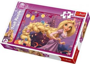Puzzle de Rapunzel de 160 piezas de Trefl - Los mejores puzzles de Disney - Puzzle de Rapunzel de Enredados - Tagled