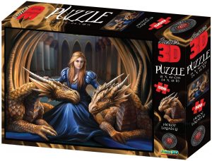 Puzzle de Reina de Dragones de Anne Stokes de 500 piezas de Prime 3D - Los mejores puzzles de Anne Stokes