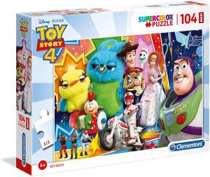 Puzzle de Toy Story 4 de personajes de 104 piezas de Clementoni 2 - Los mejores puzzles de Disney Pixar - Puzzle de Toy Story de Disney Pixar