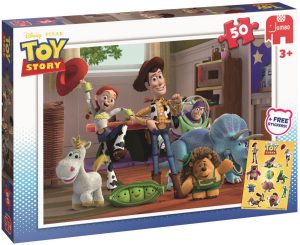 Puzzle de Toy Story de personajes de 50 piezas de Jumbo - Los mejores puzzles de Disney Pixar - Puzzle de Toy Story de Disney Pixar