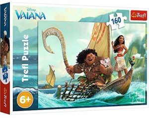 Puzzle de Vaiana de 160 piezas de Trefl - Los mejores puzzles de Disney - Puzzle de Moana - Vaiana