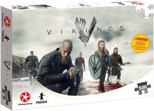 Puzzle de Vikingos de 500 piezas de Winning Moves - Los mejores puzzles de series de televisi贸n - Puzzle de Vikings