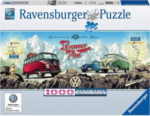 Puzzle de Volkswagen colección de 1000 piezas de Ravensburger - Los mejores puzzles de furgonetas - Puzzle de Ravensburger