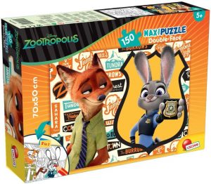 Puzzle de Zootr贸polis de 150 piezas de Lisciani - Los mejores puzzles de Disney - Puzzle de Zootr贸polis
