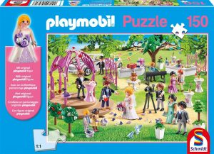 Puzzle de boda de Playmobil de 150 piezas de Schmidt - Los mejores puzzles de Playmobil