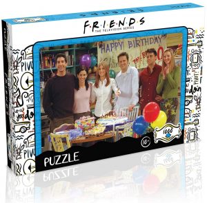 Puzzle de cumplea帽os de Friends de 1000 piezas de Winning Moves - Los mejores puzzles de Friends - Puzzles de TV Show