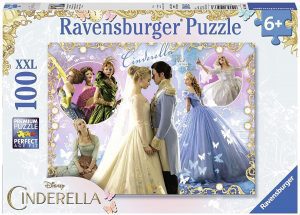 Puzzle de la Cinderella Live Action de 100 piezas de Ravensburger - Los mejores puzzles de Disney - Puzzle de la Cenicienta - Cinderella