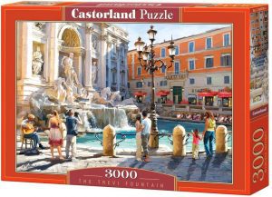Puzzle de la Fontana di Trevi de 3000 piezas de Castorland - Los mejores puzzles de monumentos del mundo - Puzzle de la Fontana de Trevi