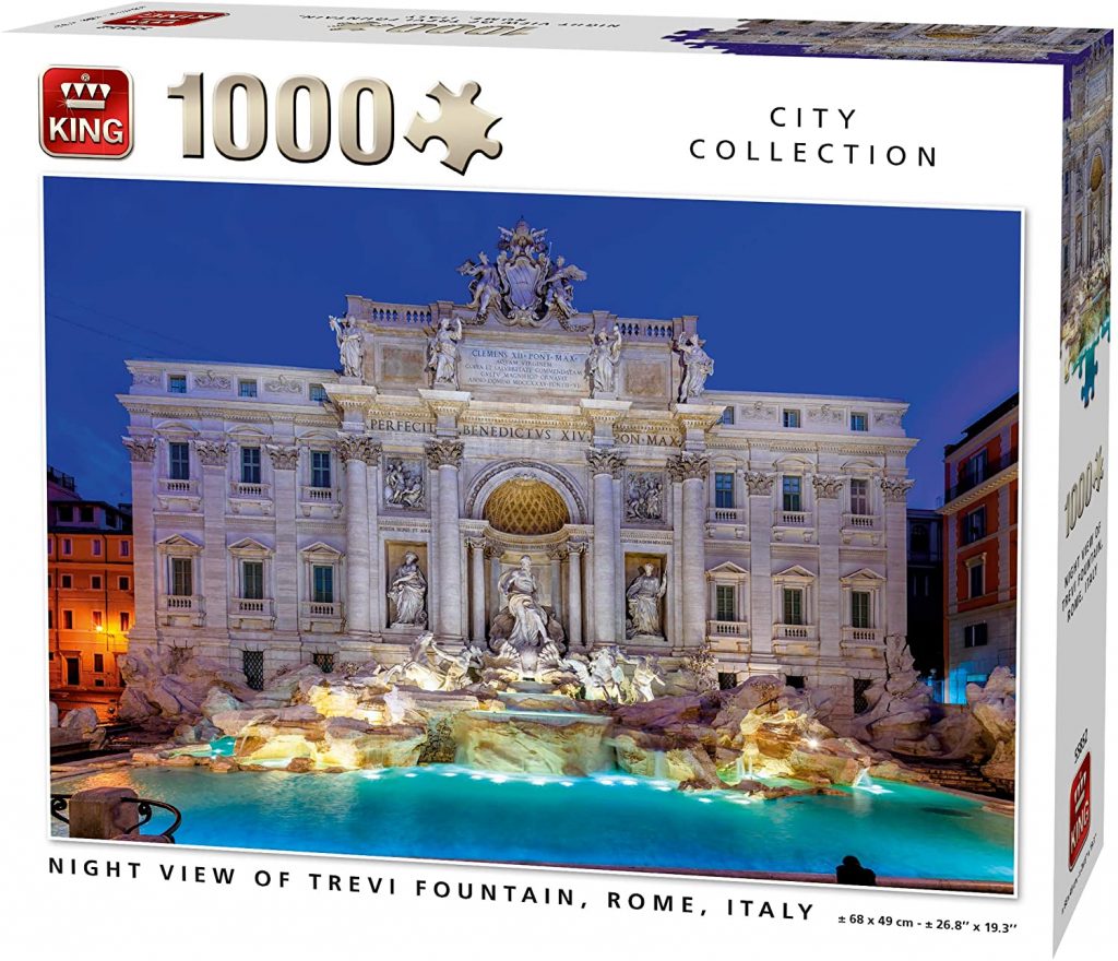 Ravensburger Puzzle Fontana Di Trevi 300 Pezzi - Collezione Italian Classics, Idea Regalo Adulti