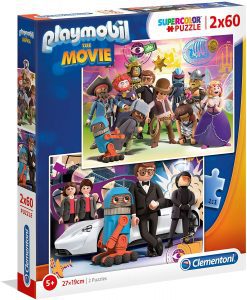 Puzzle de la película de Playmobil de 2x60 piezas de Clementoni - Los mejores puzzles de Playmobil