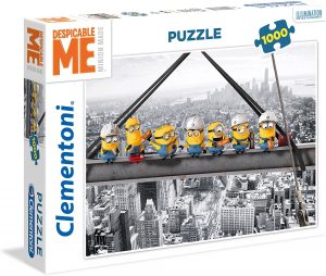 Puzzle de los Minions en Nueva York de 1000 piezas de Clementoni - Los mejores puzzles de los Minions - Puzzles de Minions