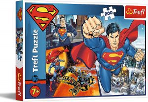 Puzzle de momentos de Superman de DC de 160 piezas de Trefl - Los mejores puzzles de Superman - Puzzles de DC