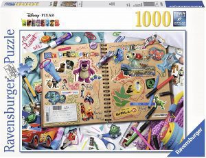 Puzzle de pegatinas de Disney Pixar de 1000 piezas de Ravensburger 2 - Los mejores puzzles de Disney Pixar - Puzzle de películas de Disney Pixar
