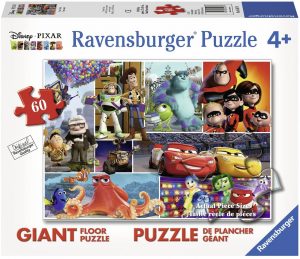 Puzzle de películas de Disney Pixar de 60 piezas de Ravensburger - Los mejores puzzles de Disney Pixar - Puzzle de películas de Disney Pixar
