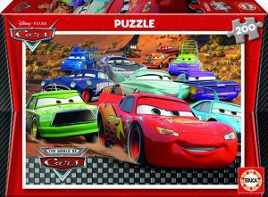 Puzzle de personajes de Cars de 200 piezas de Educa - Los mejores puzzles de Disney Pixar - Puzzle de Cars de Disney Pixar