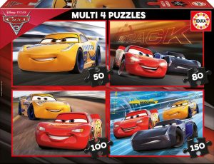 Puzzle de personajes de Cars de 50, 80, 100 y 150 piezas de Clementoni - Los mejores puzzles de Disney Pixar - Puzzle de Cars de Disney Pixar