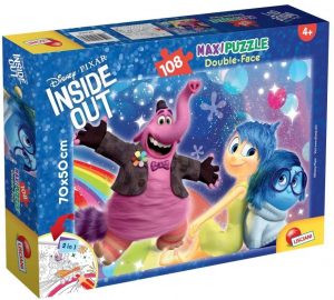 Puzzle de personajes de Inside Out de 108 piezas de Lisciani 2 - Los mejores puzzles de Disney Pixar - Puzzle de Inside Out - Del Reves de Disney Pixar