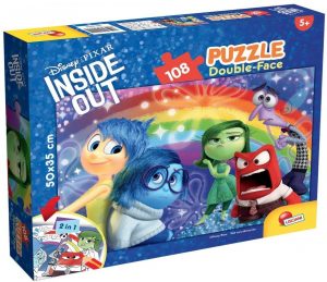 Puzzle de personajes de Inside Out de 108 piezas de Lisciani - Los mejores puzzles de Disney Pixar - Puzzle de Inside Out - Del Reves de Disney Pixar