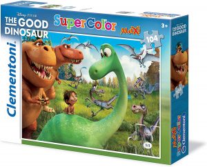 Puzzle de personajes de The Good Dinosaur de 104 piezas de Clementoni 3 - Los mejores puzzles de Disney Pixar - Puzzle del Viaje de Arlo de Disney Pixar