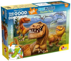 Puzzle de personajes de The Good Dinosaur de 108 piezas de Lisciani - Los mejores puzzles de Disney Pixar - Puzzle del Viaje de Arlo de Disney Pixar