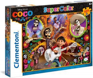Puzzle de personajes de la película Coco de 104 piezas de Clementoni - Los mejores puzzles de Disney Pixar - Puzzle de Coco de Disney Pixar