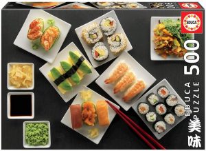 Puzzle de sushi de 500 piezas de Educa Los mejores puzzles de comida