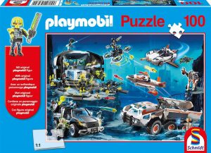 Puzzle de top agents de Playmobil de 150 piezas de Schmidt - Los mejores puzzles de Playmobil