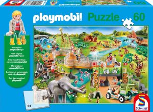 Puzzle de zoo de Playmobil de 60 piezas de Schmidt - Los mejores puzzles de Playmobil