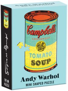Los mejores puzzles de Andy Warhol - Puzzle de silueta de Campbell's Tomato Soup de Andy Warhol de 100 piezas