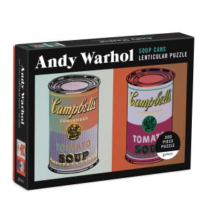 Los mejores puzzles de Andy Warhol - Puzzle de silueta de Campbell's Tomato Soup de Andy Warhol de 300 piezas