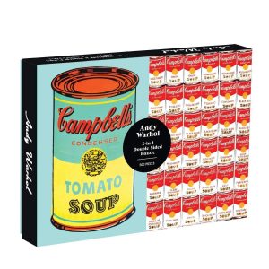Los mejores puzzles de Andy Warhol - Puzzle de silueta de Campbell's Tomato Soup de Andy Warhol de 500 piezas