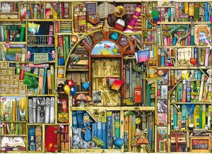 Los mejores puzzles de Colin Thompson - Puzzle de Colin Thompson de La biblioteca extraña de 1000 piezas de Ravensburger