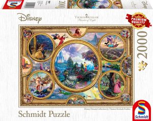 Los mejores puzzles de Disney - Puzzle de sueños de Disney de 2000 piezas de Schmidt - Personajes de Disney