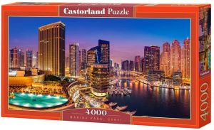 Los mejores puzzles de Dubai - Puzzle de ciudades del mundo - Puzzle de Marina Pano de Dubai de 4000 piezas de Castorland