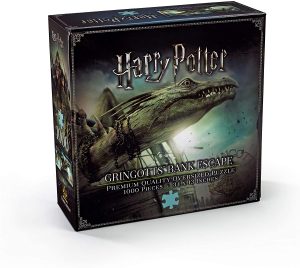 Los mejores puzzles de Harry Potter - Puzzle del Dragón de Gringotts de 1000 piezas de The Noble Collection - Personajes del Universo de Harry Potter